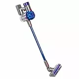 Casdon Dyson kabelloser Staubsauger | Interaktiver & offiziell lizenzierter Dyson Spielzeugstaubsauger für Kinder ab 3 Jahren | Realistischer Rollenspielspaß!, Blau, Kindergrootte