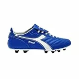 Diadora Brasil Italy OG GR LT+ MDPU Herren-Fußballschuhe für festen Boden, hochwertiges Leder, wasserabweisend, hergestellt in Italien, Royal/Weiß, 44.5 EU