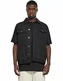 Urban Classics Gr. S Herren Denim Vest TB 514 Regular Fit - Schwarz (blackraw 12) - M