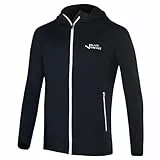 Black Crevice Herren Merino Kapuzenjacke, schwarz, L