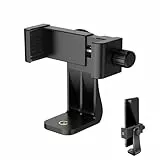Stativhandyhalterung Handy Stativ Adapter Zubehör, Vertikale und Horizontale Handy-Halter Tripod Smartphone Clip Mount mit 360° Drehbare Selfie Stick für iPhone Samsung Huawei Xiaomi Oneplus