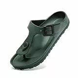 YUHITYGZGS Pantoletten Sandalen für Damen Herren, Sommer Bequem Zehentrenner Schlappen, Cozy Slides Mules Clogs Hausschuhe