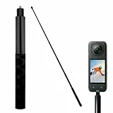 120 cm Unsichtbarer Selfie-Stick für Insta360 – Aluminium Ausziehbar Selfiestick, ideal für Action-Kameras, Faltbar und Tragbar