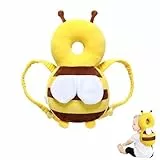 Baby Kopfschutz,Atmungsaktive Baby Head Schutzpolster,Verstellbare Baby Kopfschutz Kissen,Baby Kopfschutz Rucksack,Kopf und Rückenschutz für Kinder 4 bis 24 Monate Sicheres Krabbeln die Krabbeln