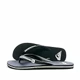 Quiksilver Herren Molokai Sandale, Black Black White, 44 EU