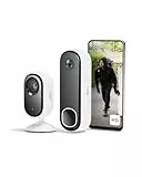 Arlo Kabellose HD Video-Türklingel & 2K Überwachungskamera für den Innenbereich – Smart Home Schutz für Familie & Haustiere, Nachtsicht, Bewegungserkennung, Zwei-Wege-Audio, kompatibel mit Alexa
