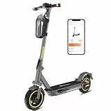 EVERCROSS EV10S MAX Elektroroller mit Straßenzulassung (ABE), Faltbarer E Scooter für Erwachsene - mit APP, 500W Motor, 80-150KM Reichweite, Max.20 km/h, 10' Vakuumreifen mit Gelschicht