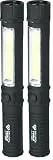 BRILLIANT TOOLS BT130910 2 in 1 COB-Taschenlampe mit 140 Lumen [Powered by KS TOOLS] (Packung mit 2)