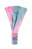 axy Haarband Yoga Headband Hairband Stirnband Kopftuch Kopf Abdeckung auch für Sport in Verschiedenen Farben (01 Batik - Rosa/Blau)
