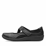 Clarks Damen Sillian Bella Mary Jane Schuh, Schwarz, 37.5 EU Weit