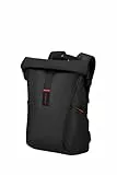 Samsonite Paradiver Light - Erweiterbarer Rolltop Laptop Rucksack 17,3 Zoll, 49 cm, 25/35 L, Schwarz