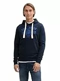 TOM TAILOR Herren 1042270 Sweatshirt, 14314-Dark Navy Blue, M