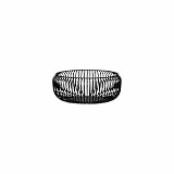 blomus -LITO- Bowl | Obstschale aus Stahl | Farbe Schwarz | Größe M Ø25 x 9,5H cm | Dekoschale mit Streben