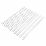 FTVOGUE Wandkabelabdeckungen, Lackierbarer Kabelkanal ohne Schraubeninstallation für 4–5 Ethernet-Kabel oder 5–6 Kupferdrähte, Flammhemmendes PVC-Kabelversteck-Set, 10 Stück