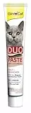 GimCat Duo Paste Anti-Hairball Malz und Hühnchen - Katzensnack fördert den Abgang verschluckter Haare - 1 Tube (1 x 50 g)