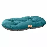 Ferplast Cuccia Cane Relax, Cuscino per cani di taglia piccola, Cuccia Gatto, Tappetino per cucce e auto -Lavabile - in Cotone con Soffice Imbottitura, 43 x 30 cm. Turchese