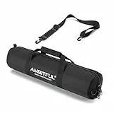AMBITFUL Stativ-Tragetasche, strapazierfähig, mit Aufbewahrungstasche und Schultergurt, gepolsterte Tragetasche für Lichtständer, Galgenständer, Regenschirm (125CM)