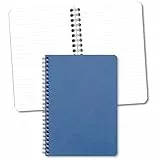 Clairefontaine 785364C Spiralbuch (DIN A5, 14,8 x 21 cm, Age Bag liniert mit Rand, 50 Blatt) 1 Stück blau