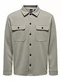 ONLY & SONS Herren Freizeit Hemd ONSNEWKODYL Overshirt Regular Fit XS - XXL, Größe:M, Farbe:Vintage Khaki Melange 22021279