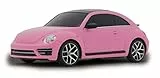 JAMARA VW Beetle 1:24 Pink 2,4GHz - RC Auto, offiziell lizenziert, ca 1 Std Fahren, 9 Km/h, perfekt nachgebildete Details, detaillierter Innenraum, hochwertige Verarbeitung