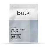 Bulk Diät Protein Advanced, Molke, Glucomannan, wenige Kalorien, niedrige Kohlenhydrate, hoher Proteingehalt, Protein Pulver, Eiweißpulver, Schokolade, 500 g
