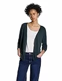 STREET ONE Damen A322908 Strick-Look Jacke, Hunter Green, 42 EU
