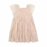 Steiff Kleid EU Größe 122 Pearl Blush, lockere und Bequeme Passform, waschmaschinenfest