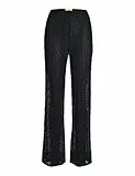 JJXX Damen Jxleah Lace Reg Straight Hw Pants JRS Stoffhose, Black, XS
