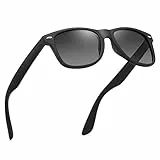 wearPro Sonnenbrille-Herren-Damen-Polarisiert-Rechteckig-Sonnenbrillen Unisex Retro Klassische Vintage Polarisierte Brille UV400 Schutz Classic Sunglasses Eckig für Fahren-Farbverlauf Grau