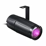 Lixada Pinspot LED DJ Effekt Licht, Party Club Bar Bühne Lampe, AC90-240V 10 Watt LED Mini Strahl Spot Bühnenlicht Leuchte für Disco KTV Bar Club Party Entertainment DJ