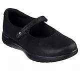 Skechers Damen On-The-go Flex – Whisper Mary Jane Schuh, Schwarz/Schwarz, 40 EU