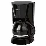 Clatronic® Kaffeemaschine | Kaffeeautomat für 12-14 Tassen (ca. 1,5 Liter) | Filterkaffeemaschine mit Nachtropfsicherung und herausnehmbaren Filtereinsatz | 900W | Coffee Machine KA 3473 schwarz
