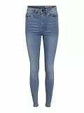 Noisy May NOS DE Damen Nmcallie Hw Vi059lb Noos Skinny Jeans, Blau(blaulight Blue Denim), 31W / 32L EU