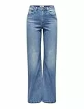 ONLY Female Jeans mit weitem Bein ONLJUICY-WAUW Hohe Taille Weiter Beinschnitt Jeans