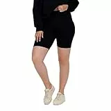 ONLY CARMAKOMA Damen Cartime Jrs Noos Shorts, Schwarz, 42-44 Große Größen EU