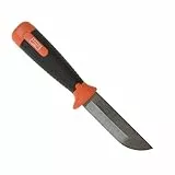 Cuchillo Robusto Hoja Curvada, Silber,Schwarz,Rot