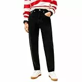 Tommy Jeans Damen MOM Jeans Uhr TPR AI4185 DW0DW21389, Denim (Denim Black), 27W/28L, Denim (Denim Black), 27W x 28L