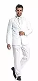 U LOOK UGLY TODAY Herren Anzug Regular Fit Party Weihnachts Kostüm Modisch Normaler Schnitt Festliche Anzüge Party Suits Einfarbig