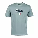 FILA Trellis Herren T-Shirt Blau [688782fb6444d], blau, L