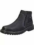 Josef Seibel Herren Ankle Boots Chance 55,Weite G (Normal),Wechselfußbett,wasserdicht,uebergangsschuhe,schwarz,46 EU