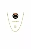 Rajputana Gold Kette Herren 5mm 925 Sterling Silber Kette Herren Goldkette Männer Figaro Halskette Gold Chain for Mens Kette Männer Schmuck 16 Zoll