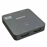 4K120 HDMI Switch 8K - Marmitek AS28 - HDMI 2.1 Schalter - 4K 120Hz - HDR - 2 EIN / 1 aus - 48Gbps - VRR - ALLM - QFT - QMS - Dolby Digital - HDCP 2.3/2.2/1.4 - Automatische Umschaltung