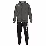 Givova, anzug king, dunkelgrau/schwarz, 2XL