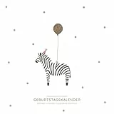 Geburtstagskalender Stempeltiere - Stempel-Kunst von Perlenfischer - immerwährendes Kalendarium - 24 x 24 cm - Spiralbindung: Birthday Calendar - Calendrier perpétuel