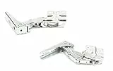 DREHFLEX - ORIGINAL - Bosch/Siemens/Neff Türscharnier-Set für Kühlschrank - passend für Teile-Nr. 12004051 - bestehend aus 00267189 + 00267190 - von der Firma Hettich produziert