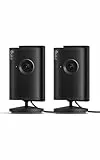 Ring Innenkamera Plus (Indoor Camera Plus), neueste Generation | Sicherheitskamera mit Netzstecker | Retinal 2K, 4-fach-Zoom | 30 Tage Gratiszeitraum für Ring-Abonnement | 2 Kameras