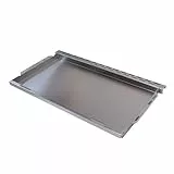 SANTOS Edelstahl Plancha XXL – Passend für Napoleon Rogue 525 & 625 Gasgrills – Perfekt für Fleisch, Gemüse & mehr – Rostfrei & pflegeleicht