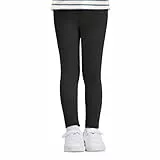 Nlieanuc Leggings Mädchen High Waist - Blickdicht Leggins Kinder Sportleggings Lang Elastisch Thermohose Winter Mädchen