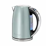Cuisinart Multi-Temp Wasserkocher | Schnelles Aufkochen, 3KW | Kabellos | Edelstahl-Finish | 1,7L Fassungsvermögen | Einstellbare Temperatur |Abnehmbarer, waschbarer Anti-Kalk-Filter | Pistaziengrün