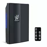 CITYBEE Luftentfeuchter Elektrisch Dehumidifier Leise - Raumentfeuchter mit Ablaufschlauch Fernbedienung 24h Timer Abtauen & UV-Reinigung - Entfeuchter für Keller & Schlafzimmer Raumgröße ca. 25-30m²